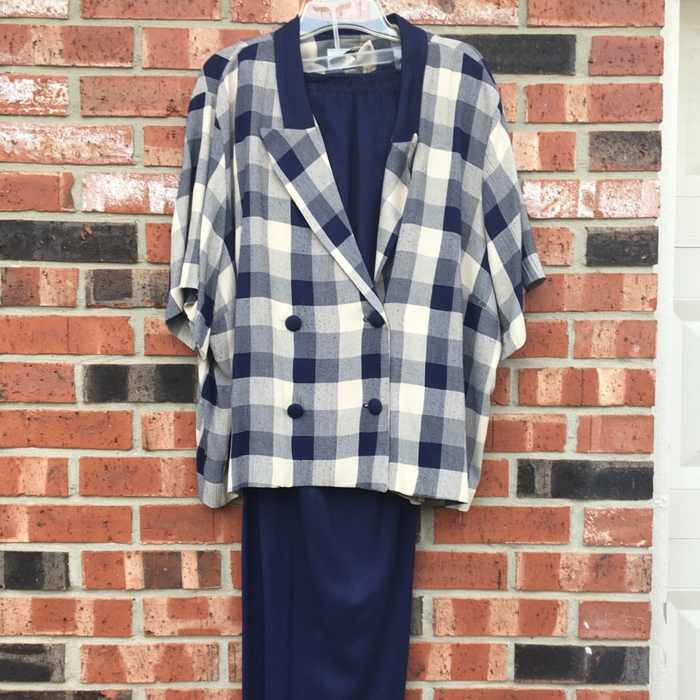 Vintage Michael Blake Pantsuit. Size 24W.